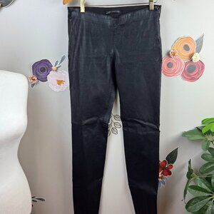 Zara Black Faux Leather Pull on Leggings - Size - Small